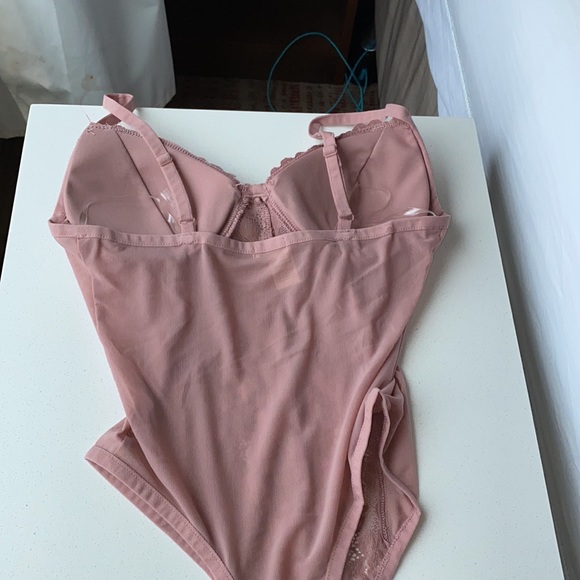 Hold Me Closer Lace Teddy - Rose - Picture 6 of 9